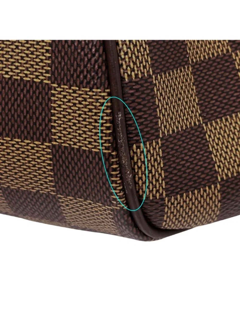 Louis Vuitton Damier Shoulder Bag Belem MM Ebene Brown
